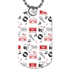 Music Is My Life Dog Tag (Two Sides) from ArtsNow.com Front