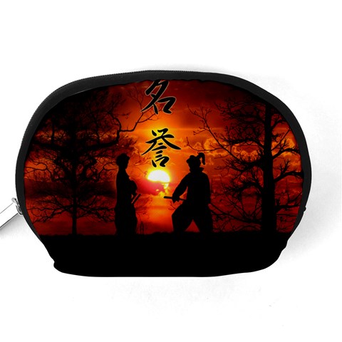 Ninja Sunset Accessory Pouch (Medium) from ArtsNow.com Back