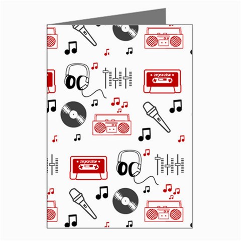 Music Is My Life Greeting Card from ArtsNow.com Left