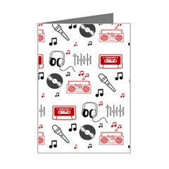 Music Is My Life Mini Greeting Card from ArtsNow.com Left