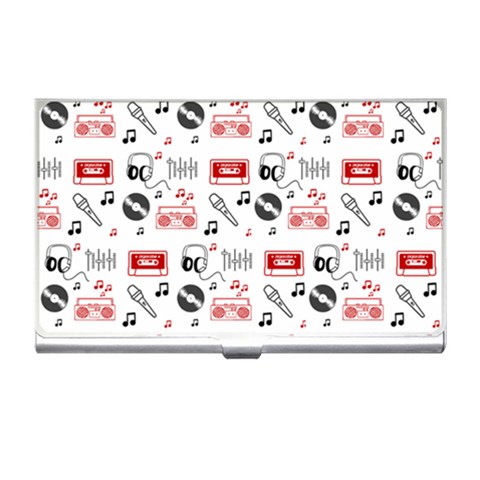 Music Is My Life Business Card Holder from ArtsNow.com Front