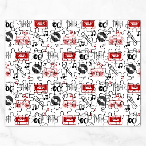 Music Is My Life Jigsaw Puzzle (Rectangular) from ArtsNow.com Front