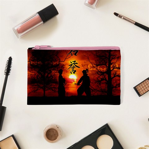 Ninja Sunset Cosmetic Bag (XS) from ArtsNow.com Front