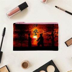 Ninja Sunset Cosmetic Bag (XS) from ArtsNow.com Front