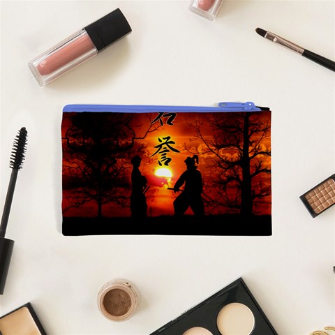 Ninja Sunset Cosmetic Bag (XS) from ArtsNow.com Back