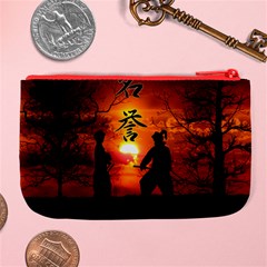 Ninja Sunset Large Coin Purse from ArtsNow.com Back