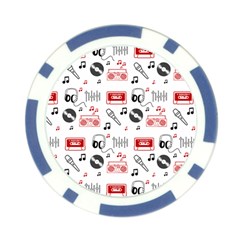 Music Is My Life Poker Chip Card Guard (10 pack) from ArtsNow.com Front