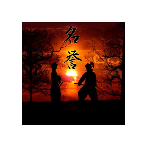 Ninja Sunset Square Tapestry (Small) from ArtsNow.com Front