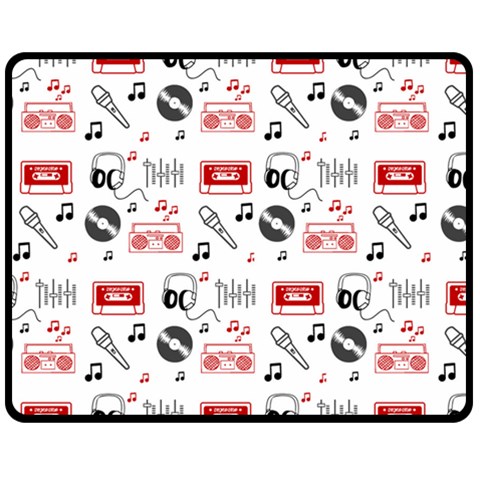 Music Is My Life Fleece Blanket (Medium) from ArtsNow.com 60 x50  Blanket Front