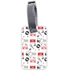 Music Is My Life Luggage Tag (two sides) from ArtsNow.com Front