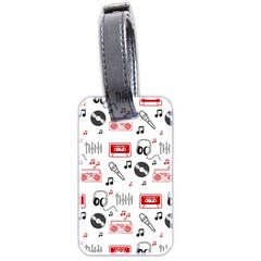 Music Is My Life Luggage Tag (two sides) from ArtsNow.com Back