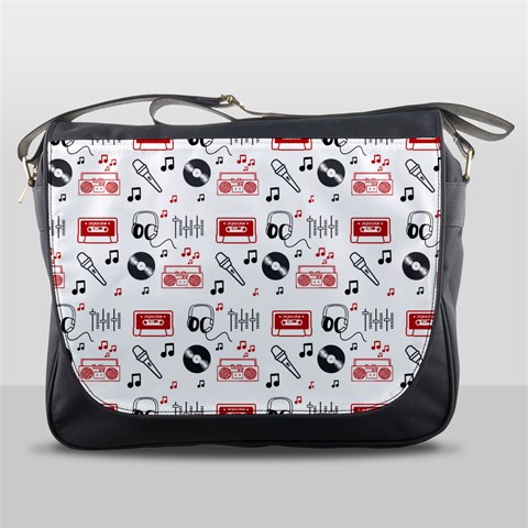 Music Is My Life Messenger Bag from ArtsNow.com Front