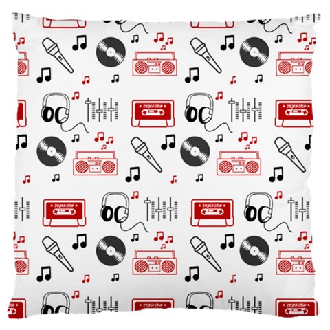 Music Is My Life Large Cushion Case (One Side) from ArtsNow.com Front