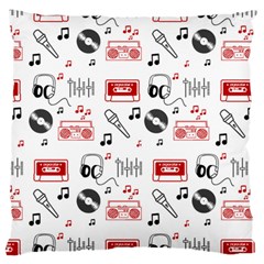 Music Is My Life Large Cushion Case (Two Sides) from ArtsNow.com Front