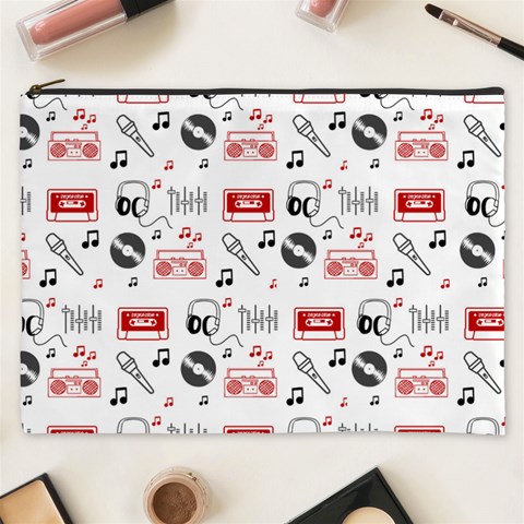 Music Is My Life Cosmetic Bag (XXXL) from ArtsNow.com Front