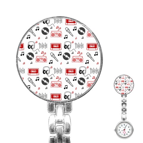 Music Is My Life Stainless Steel Nurses Watch from ArtsNow.com Front