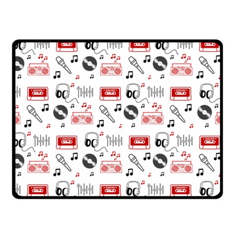 Music Is My Life Double Sided Fleece Blanket (Small) from ArtsNow.com 45 x34  Blanket Front