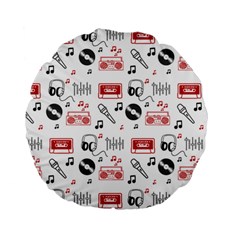 Music Is My Life Standard 15  Premium Flano Round Cushion  from ArtsNow.com Front