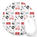 Music Is My Life Round Mousepad