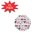 Music Is My Life 1  Mini Button (10 pack) 