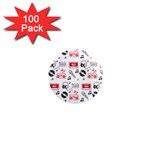 Music Is My Life 1  Mini Magnet (100 pack) 