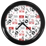 Music Is My Life Wall Clock (Black)