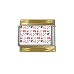 Music Is My Life Gold Trim Italian Charm (9mm)