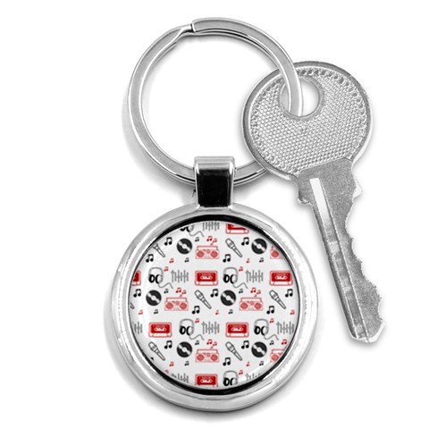 Music Is My Life Key Chain (Round) from ArtsNow.com Front