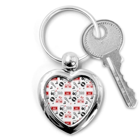 Music Is My Life Key Chain (Heart) from ArtsNow.com Front