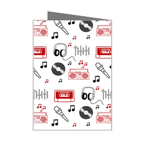 Music Is My Life Mini Greeting Card from ArtsNow.com Right