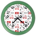 Music Is My Life Color Wall Clock