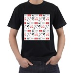 Music Is My Life Men s T-Shirt (Black)