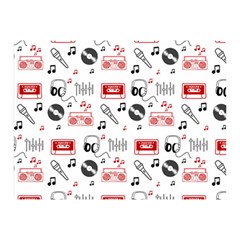 Music Is My Life Double Sided Flano Blanket (Mini) from ArtsNow.com 35 x27  Blanket Front