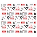 Music Is My Life Double Sided Flano Blanket (Small)