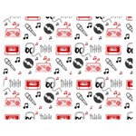 Music Is My Life Double Sided Flano Blanket (Medium)