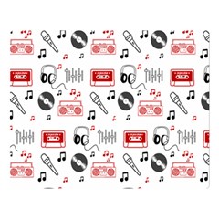 Music Is My Life Double Sided Flano Blanket (Large) from ArtsNow.com 80 x60  Blanket Front