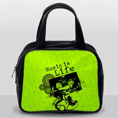 Music Is Life Classic Handbag (Two Sides) from ArtsNow.com Back