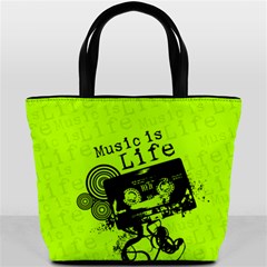 Music Is Life Bucket Bag from ArtsNow.com Front