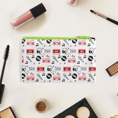 Music Is My Life Cosmetic Bag (XS) from ArtsNow.com Back