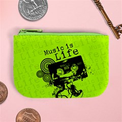 Music Is Life Mini Coin Purse from ArtsNow.com Front