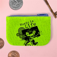 Music Is Life Mini Coin Purse from ArtsNow.com Back