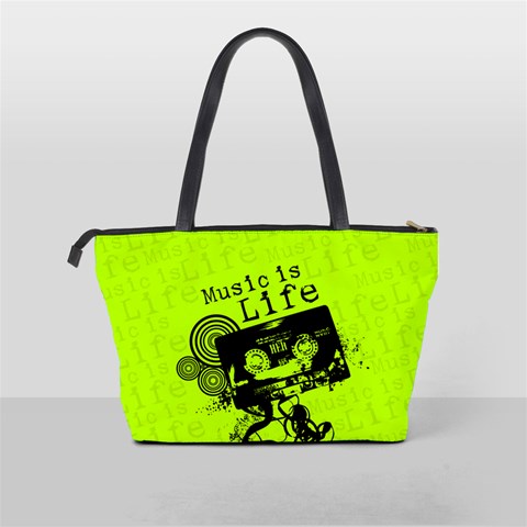 Music Is Life Classic Shoulder Handbag from ArtsNow.com Back