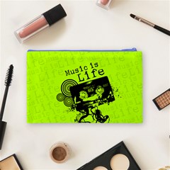 Music Is Life Cosmetic Bag (Medium) from ArtsNow.com Back