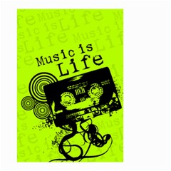 Music Is Life Small Garden Flag (Two Sides) from ArtsNow.com Front