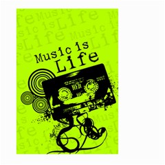 Music Is Life Large Garden Flag (Two Sides) from ArtsNow.com Front