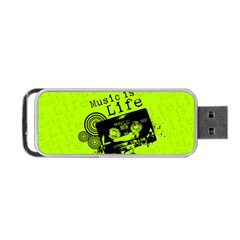 Music Is Life Portable USB Flash (Two Sides) from ArtsNow.com Front