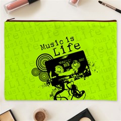 Music Is Life Cosmetic Bag (XXXL) from ArtsNow.com Front