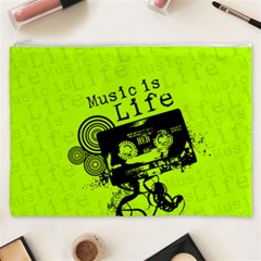 Music Is Life Cosmetic Bag (XXXL) from ArtsNow.com Front