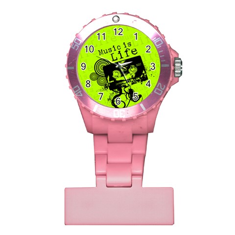 Music Is Life Plastic Nurses Watch from ArtsNow.com Front