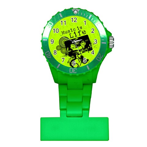 Music Is Life Plastic Nurses Watch from ArtsNow.com Front